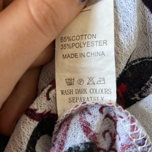 Floral Open-Shoulder Dress Top - Picture 2 of 2